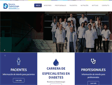 Tablet Screenshot of diabeteshospitalcordoba.com